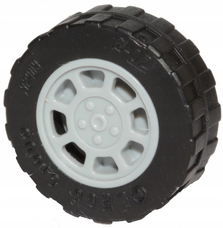 LEGO KOŁO Z FELGĄ J. SZARY LBG 93593 92409 11x6 93593c02