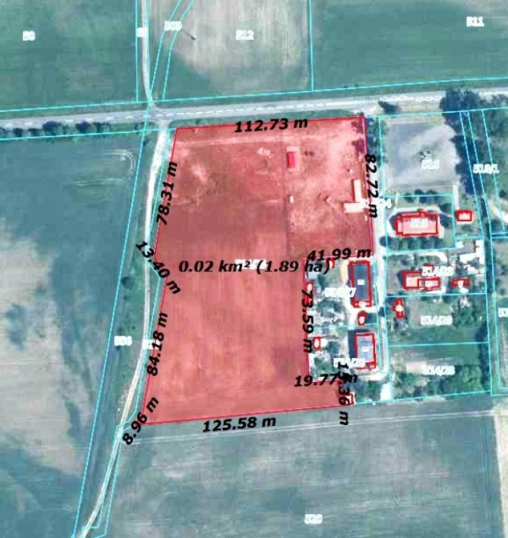 Działka, Tarce, Jarocin (gm.), 2500 m²
