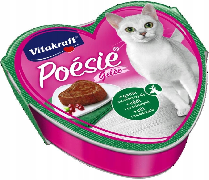 VITAKRAFT POESIE GALARETKA dziczyzna/żurawina 85g