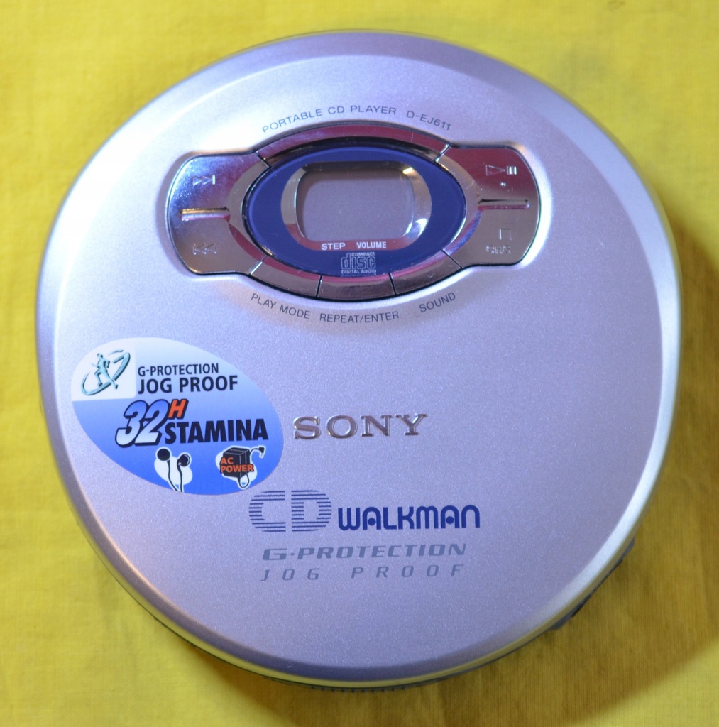 SONY D-EJ611 CD WALKMAN DISCMAN MEGA ZADBANY - 9676399691