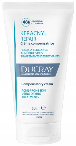 Ducray Keracnyl Repair krem odbudowujący skóra skłonna do trądziku 50 ml