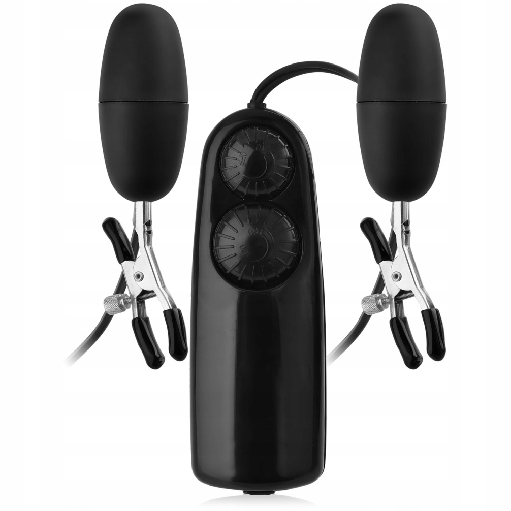 WIBRUJĄCE ZACISKI NA SUTKI KLAMRY DO SEX PIESZCZOT