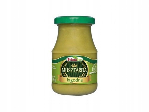 MUSZTARDA ŁAGODNA BIO 170G PRIMAVIKA