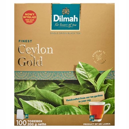Finest Ceylon Gold Klasyczna czarna herbata 100x2g