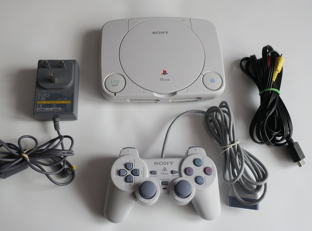PS ONE PS1 SCPH-102 + DUAL SHOCK + KABLE PSONE