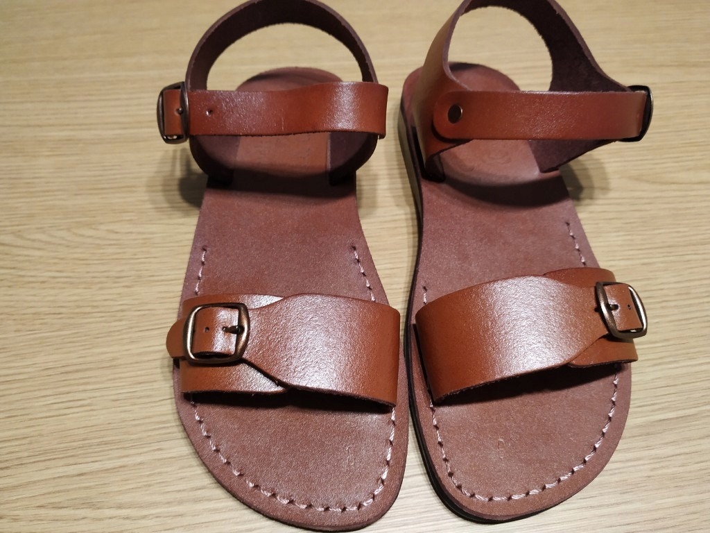 SANDAŁY JEROZOLIMSKIE sandały skórzane z Palestyny Warszawa zobacz kolekcje , Sandały jerozolimskie CAMEL 10, Sandalia