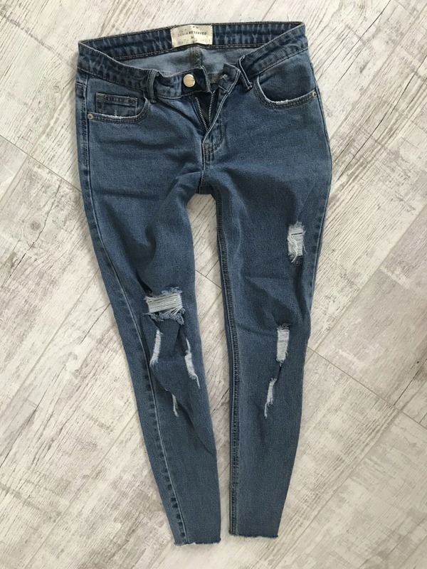 Reserved jeans dziury RURKI STRETCH 36 S