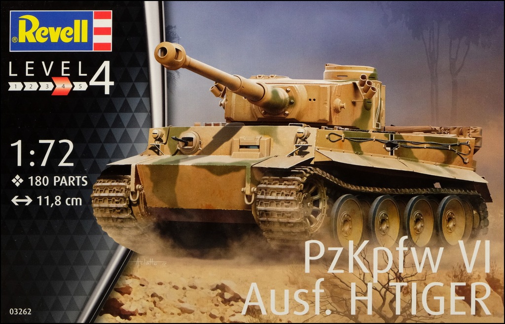 Купить Модель 1:72 Revell Tank Tiger Ausf. Ч (03262): отзывы, фото, характеристики в интерне-магазине Aredi.ru