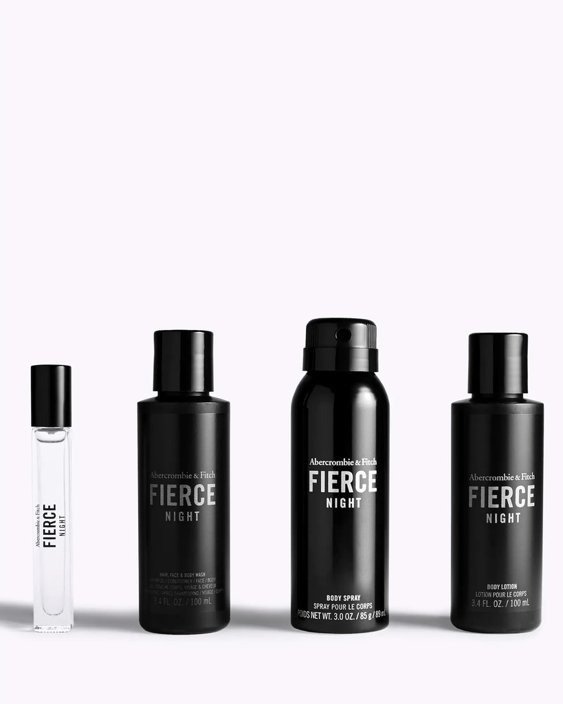 A&F ~ Zestaw fierce Night Travel ~ Na Prezent