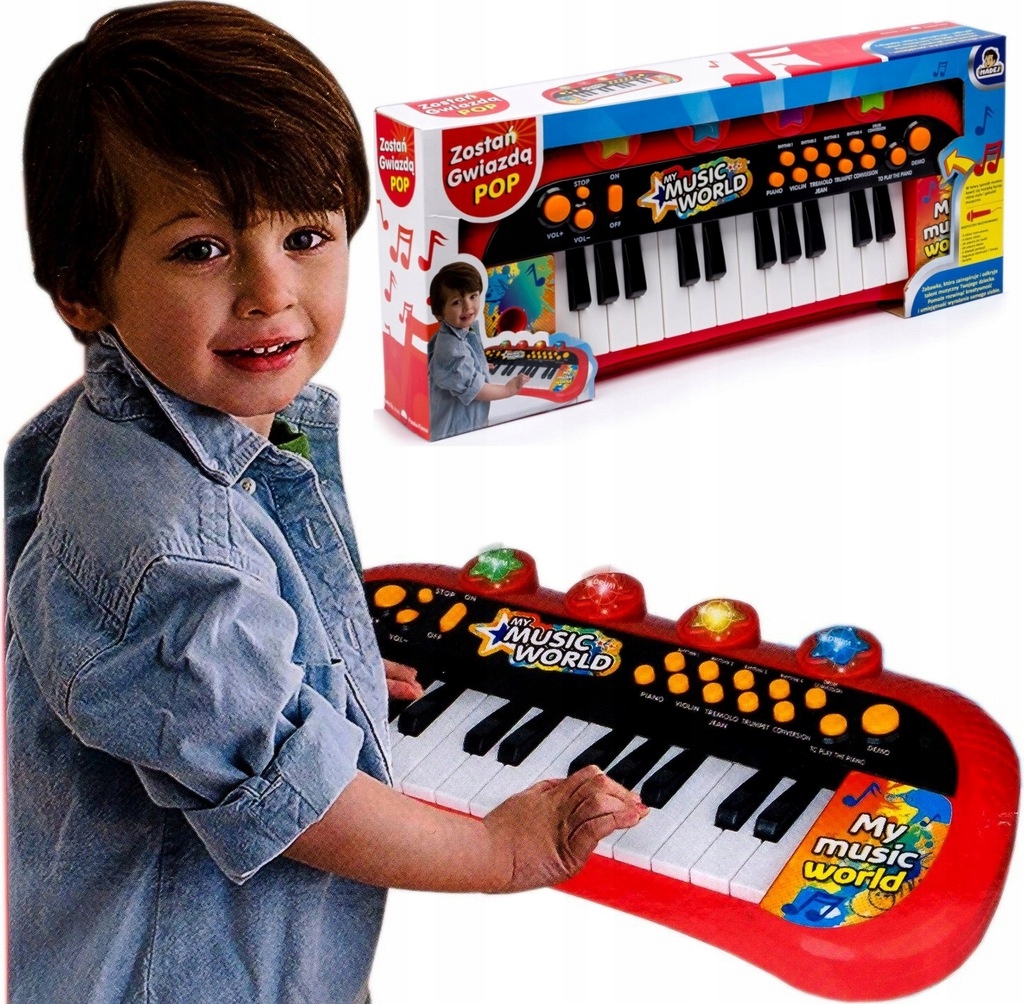 PIANINO KEYBOARD DLA DZIECI Organy Efekty MADEJ