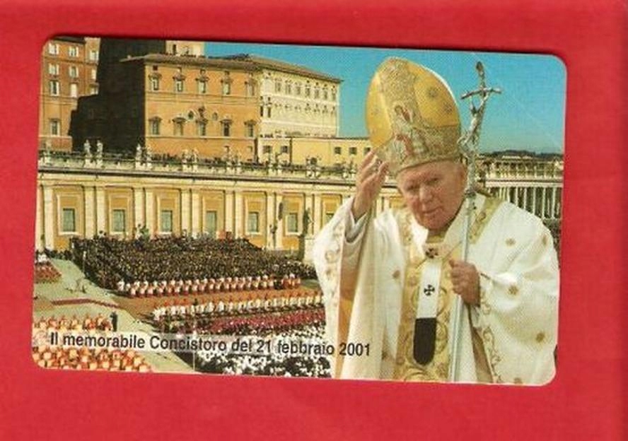 WATYKAN karta magnet NOWA Papież JAN PAWEŁ II niski nakład RRR