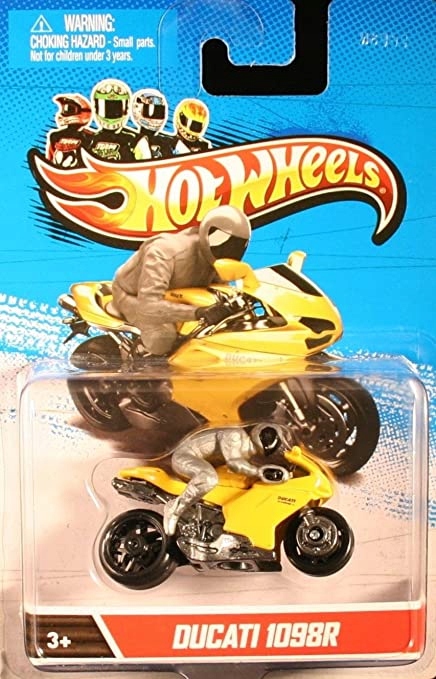 Motocykl z kierowcą Hot Wheels (Ducati 1098R)