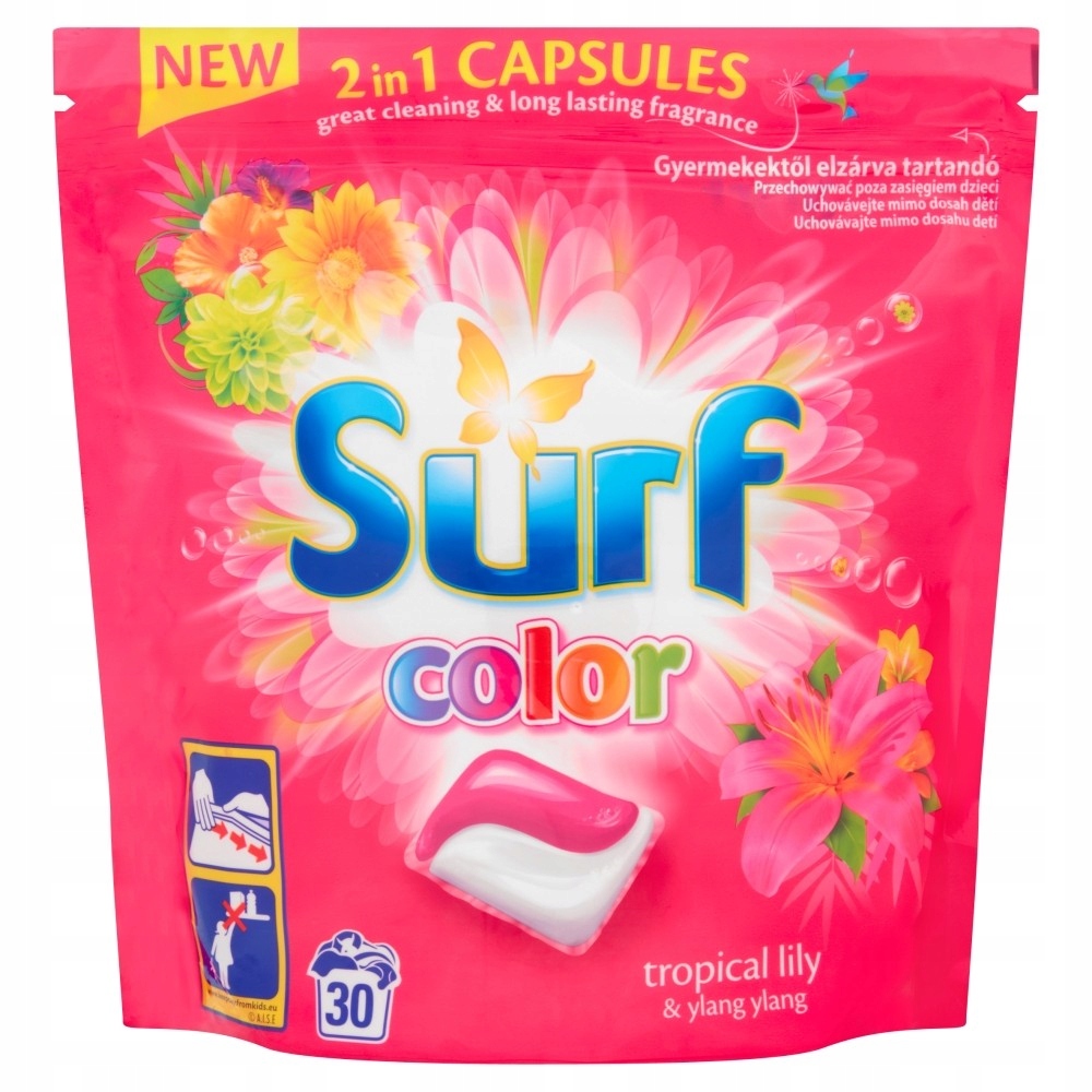 Surf Color Kapsułki do prania 2in1 Tropikalna Lili