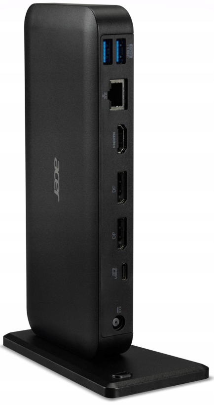 Stacja dokująca USB typu C III Acer z zasilaczem EU - czarna