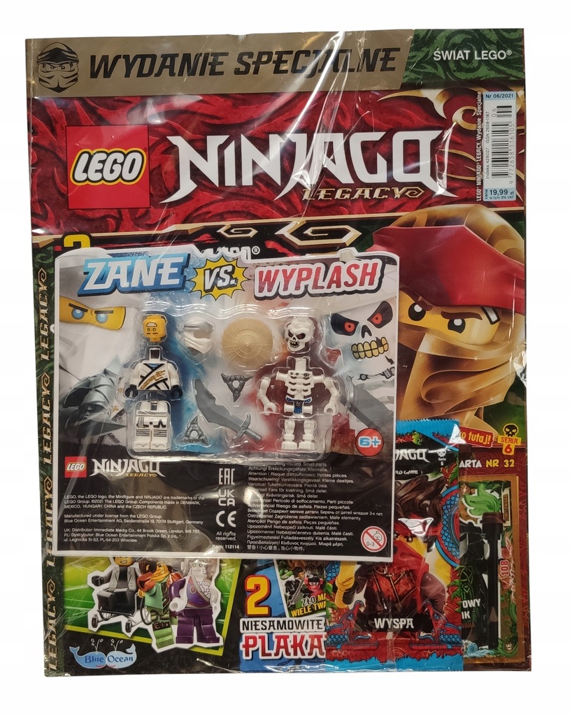 Купить Журнал о минифигурках LEGO Ninjago Legacy - 06/2021 - Зейн ...