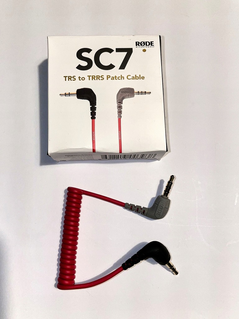 Adapter Mikrofon do smartfona Rode SC7 TRS TRRS