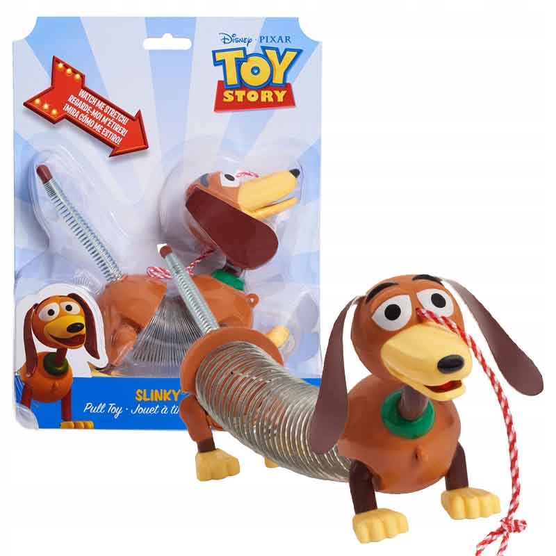 TOY STORY 4 FIGURKA Slinky Sprężyna JAMNIK PIES 12415549911 oficjalne archiwum Allegro