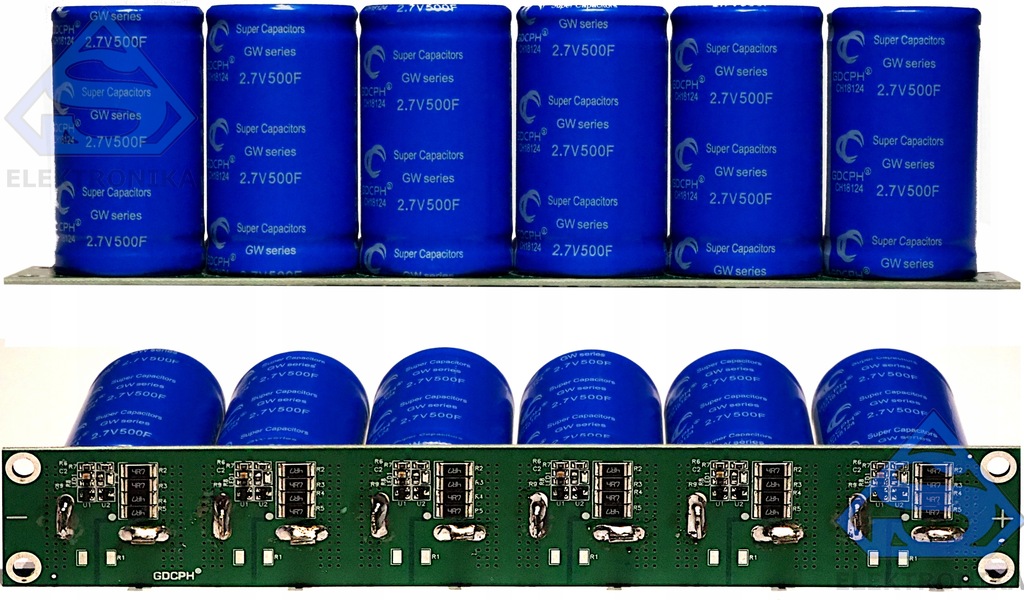 Super kondensator audio pakiet 6x500F 16V 83F GDCP - 11644367204 -  oficjalne archiwum Allegro