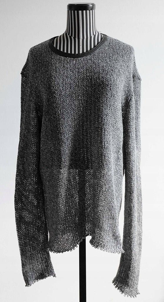 IRO sweter bawełna duże oczka idl XL