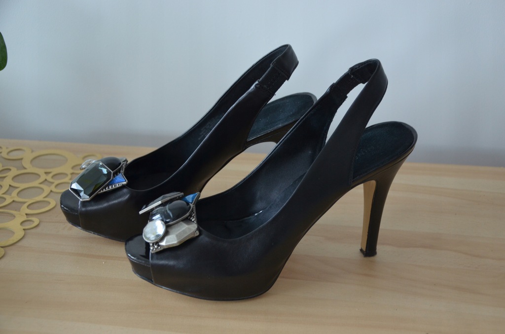 CZARNE BUTY NINE WEST ROM. 39