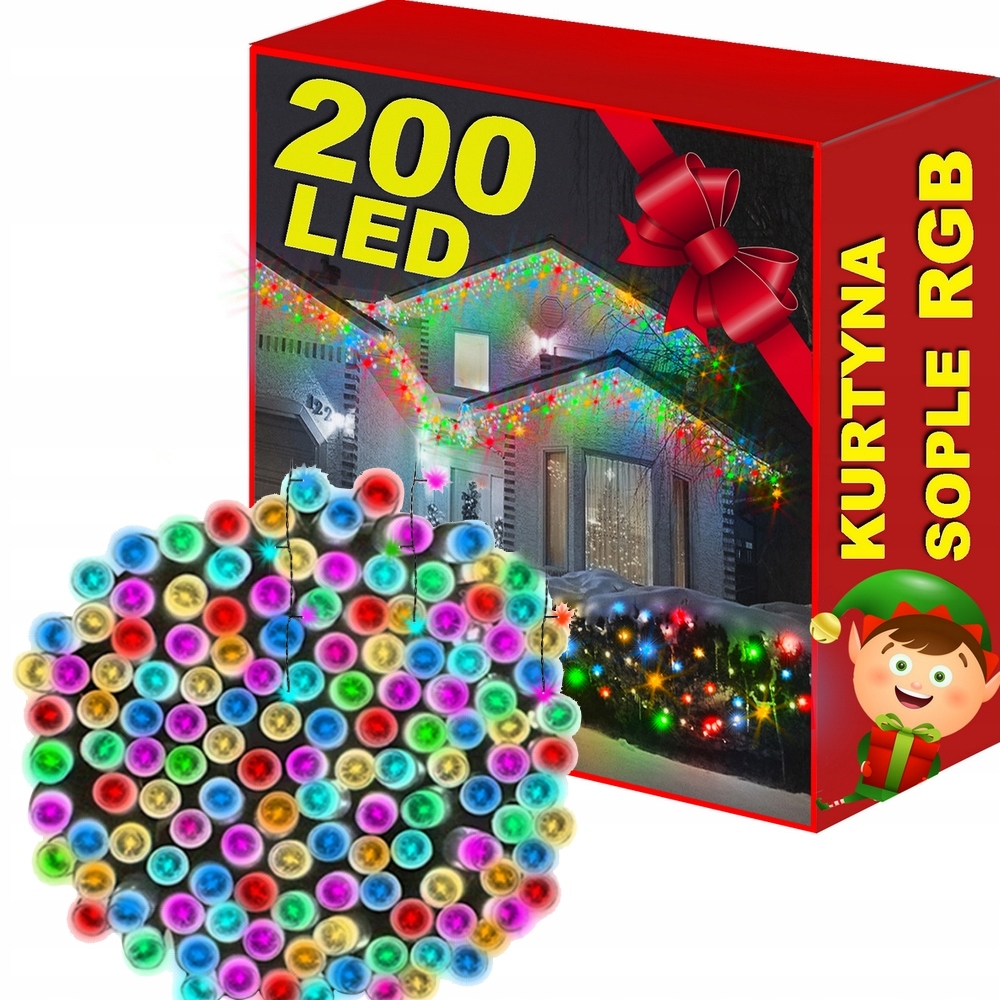 Купить SOPLE 200 Светодиодная световая завеса + цоколь + RGB: отзывы, фото, характеристики в интерне-магазине Aredi.ru