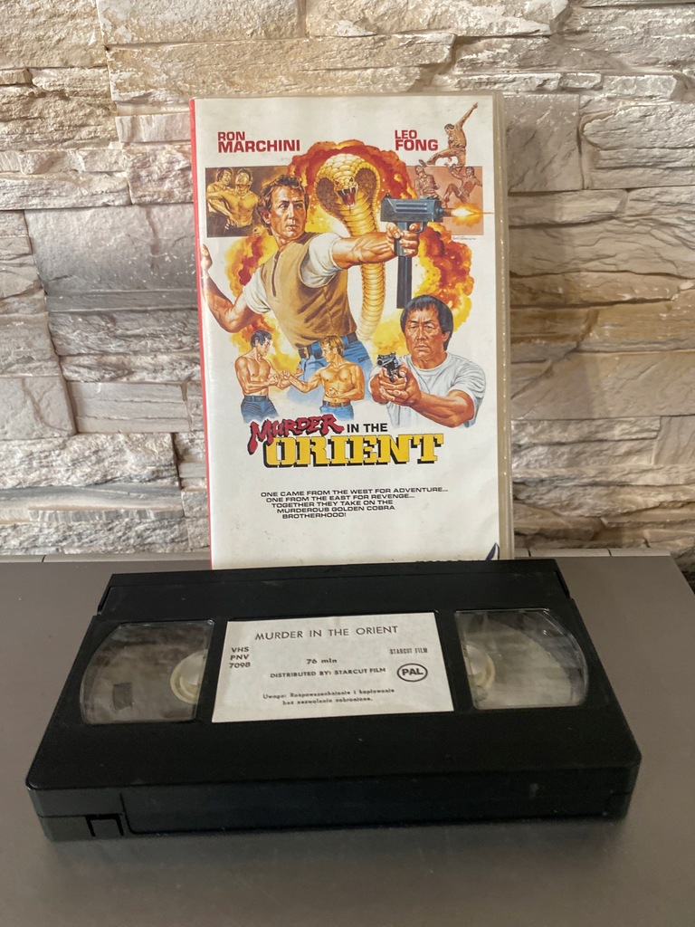 Murder in The Orient VHS Jak Nowa Ząbek
