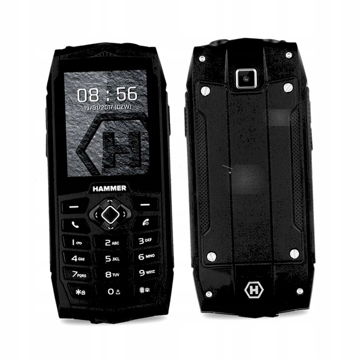 HAMMER 3 czarny - pancerny telefon 2000 mAh