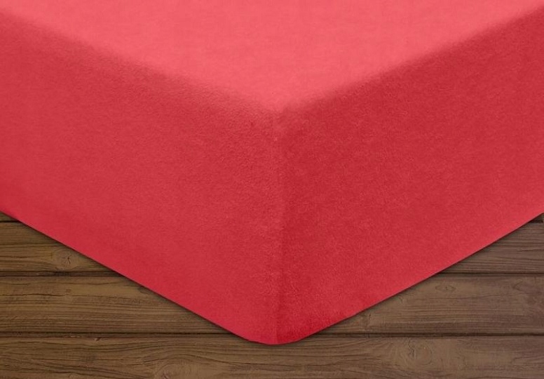 Darymex prześcieradło frote 200x220cm koralowe