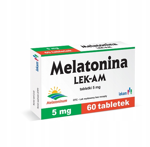 Melatonina LEK-AM 5 mg, 60 tabletek
