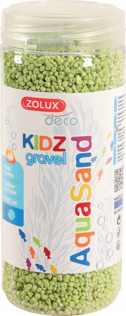 ZOLUX Aquasand KIDZ Gravel 500 ml kol. zielony