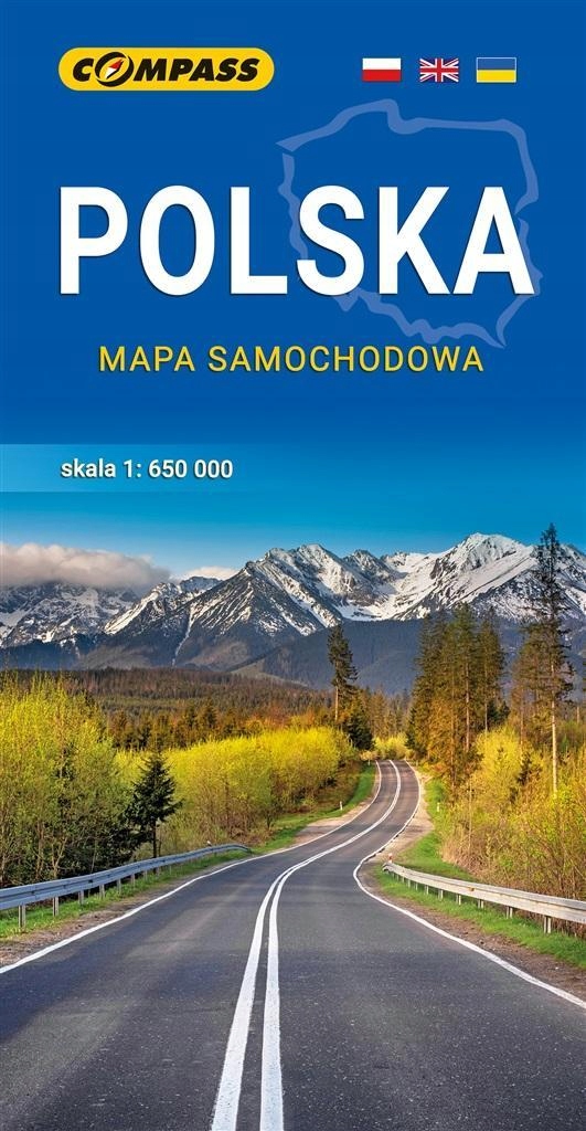 MAPA SAMOCHODOWA POLSKA 1:650 000