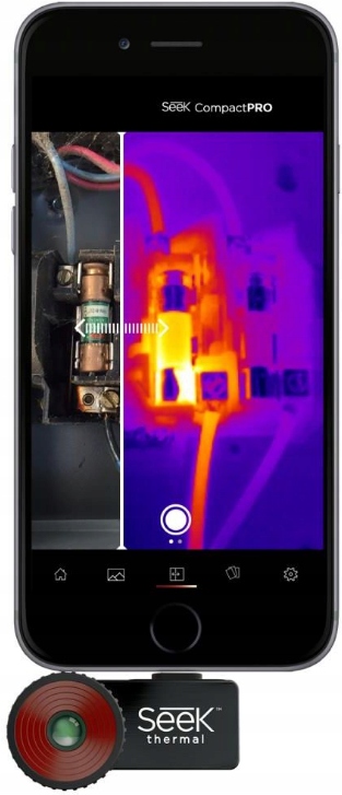 Купить Тепловизионная камера Seek Thermal CompactPRO iOS: отзывы, фото, характеристики в интерне-магазине Aredi.ru