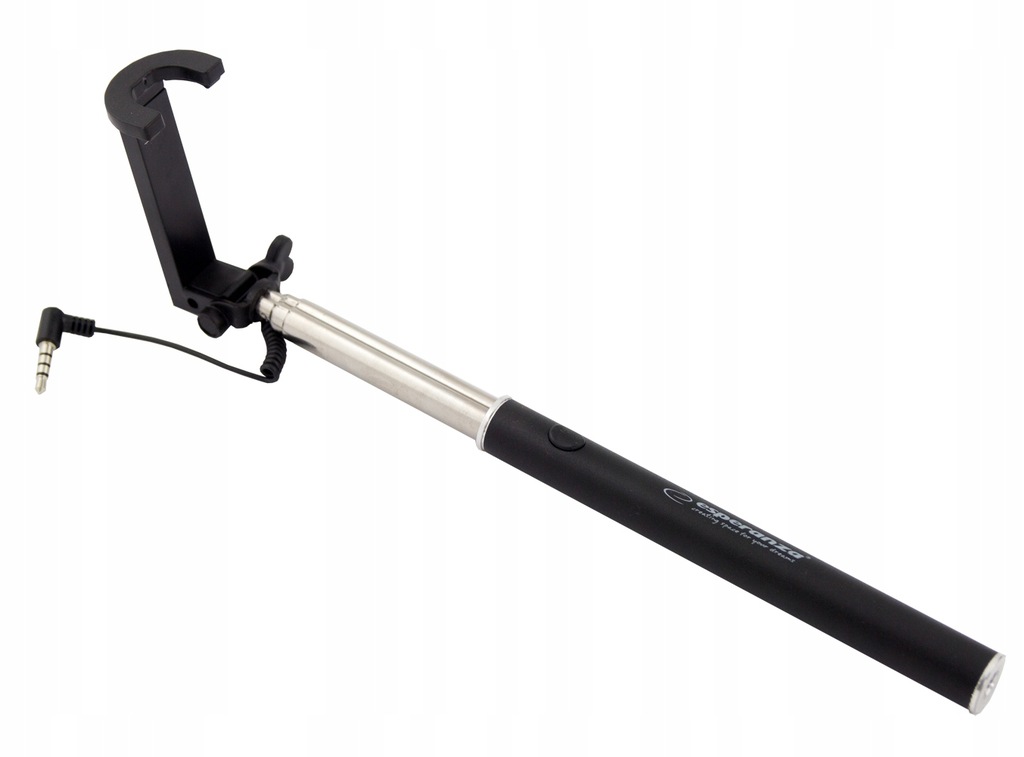 EMM119K Monopod do selfie przewodowy czarny Esper