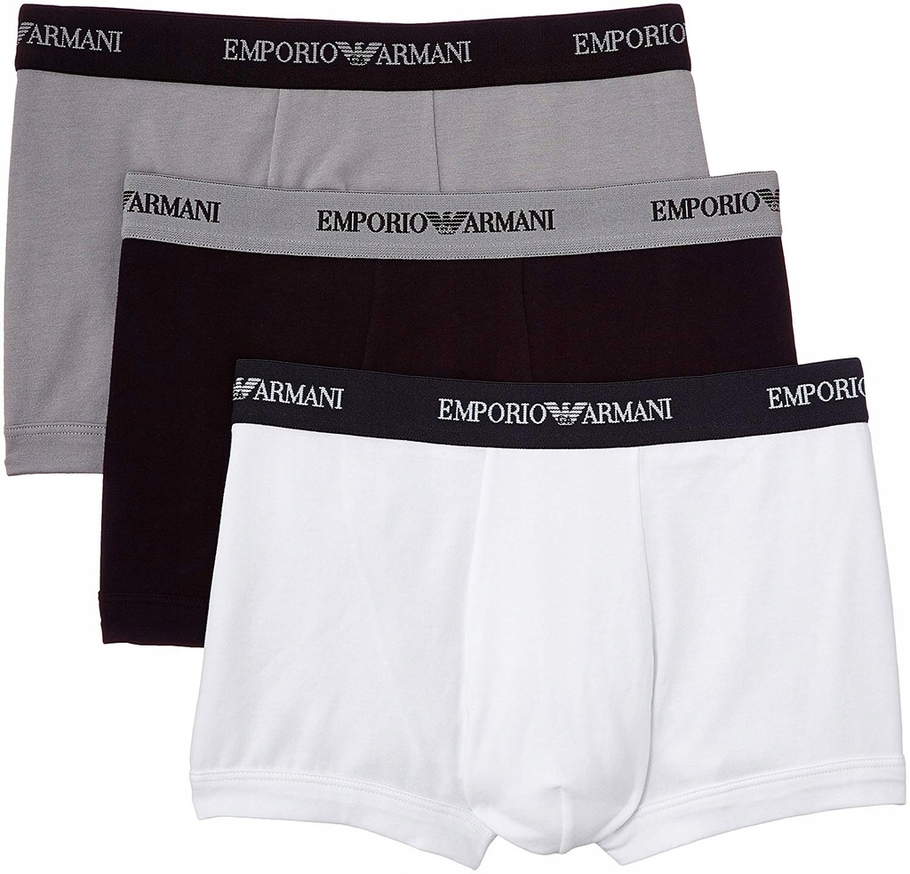 EMPORIO ARMANI ORYGINALNE BOKSERKI 3-PACK M