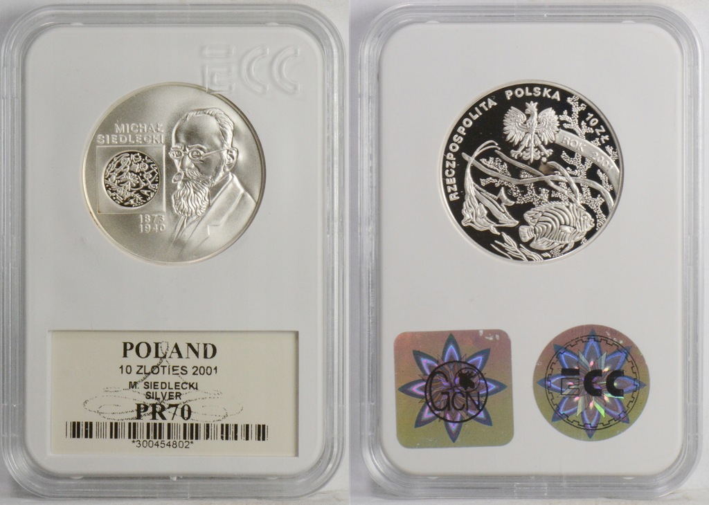 CG. 10 ZŁOTYCH 2001 MICHAŁ SIEDLECKI PR70 22.02