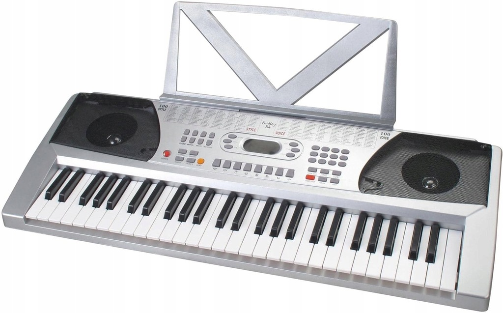 Keyboard Organy 49 Klawiszy Do Nauki Gry Dla Dzieci RCA Defekt Wizualny