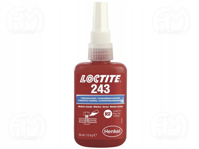 Klej anaerobowy do gwintów; 50ml; LOCTITE 243