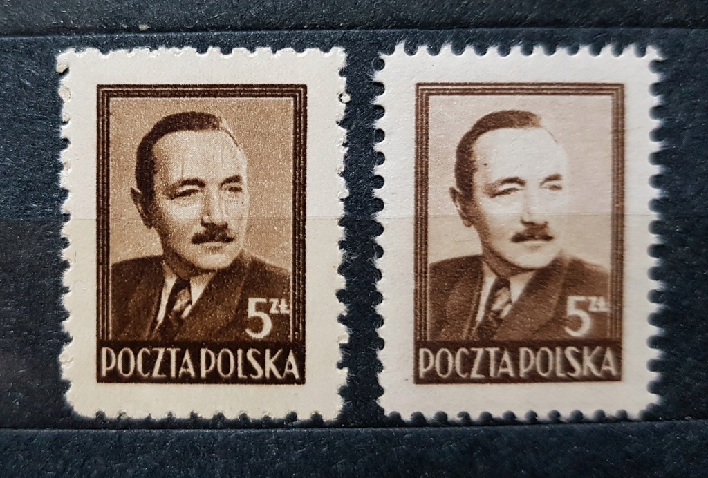 Polska Fi 472 ** ( 1948 ) odmiany