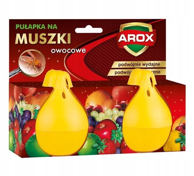 Pułapka Gruszka na Muszkę Owocową 2szt. Arox AROX