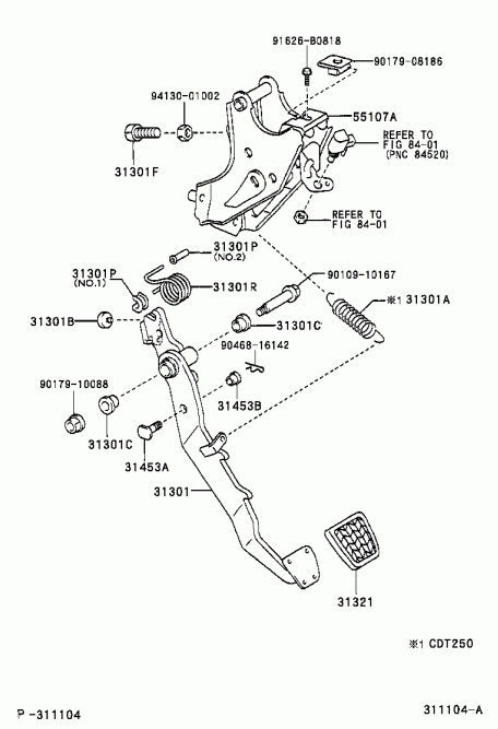 Zestaw Naprawczy Pedału Sprzęgła Corolla Verso D4D - 8520986246 - Oficjalne Archiwum Allegro