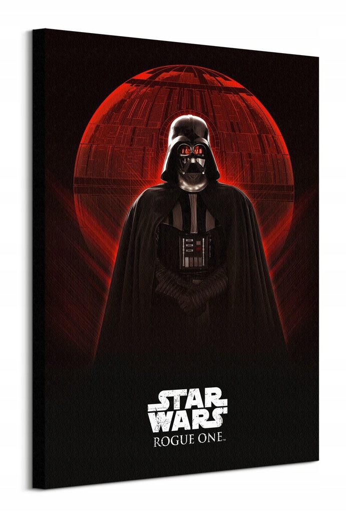 Lord Vader i Gwiazda Śmierci - obraz na płótnie
