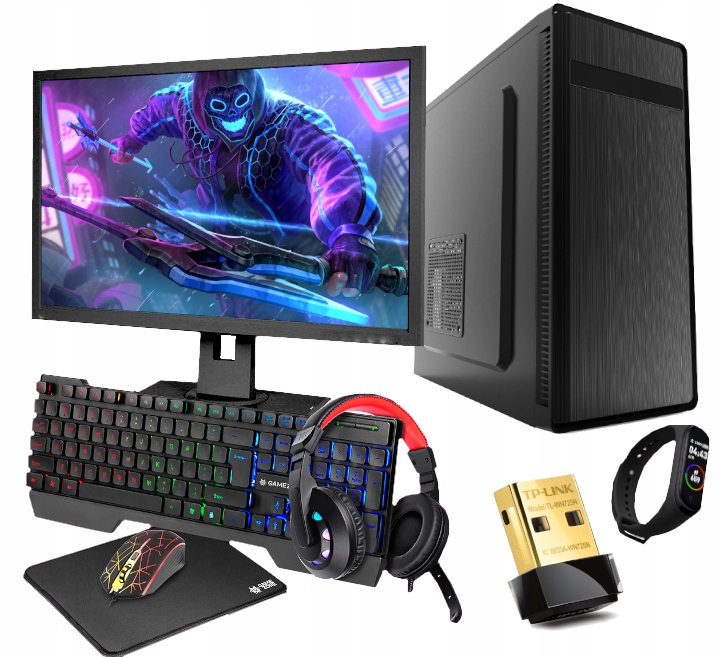 Komputer Gamingowy i5 SSD +MONITOR 24'' +GRATIS