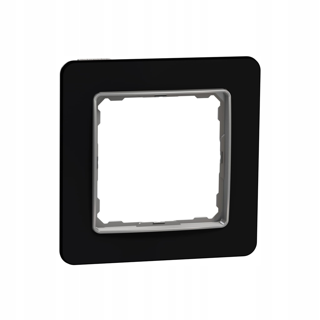Sedna Design Ramka 1-krotna szkło czarne efekt szkła SDD361801