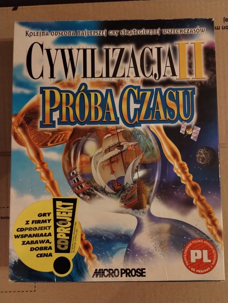 Cywilizacja II Próba Czasu Big Box + Civilization III 3 PC Big Box Polski