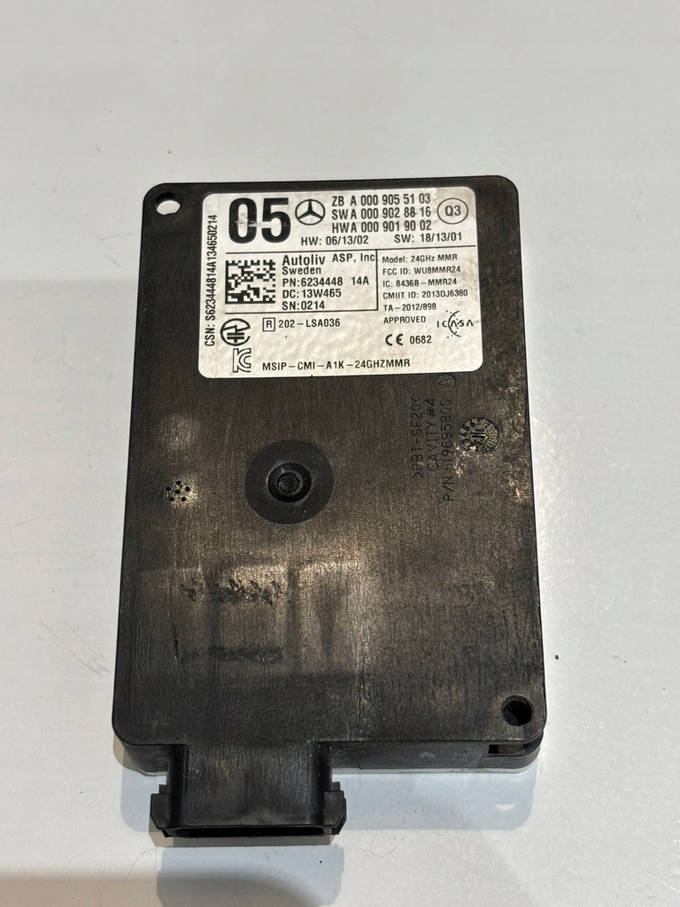 Moduł radar sensor martwego pola DISTRONIC ACC eklasa w212 bklasa w246 w176