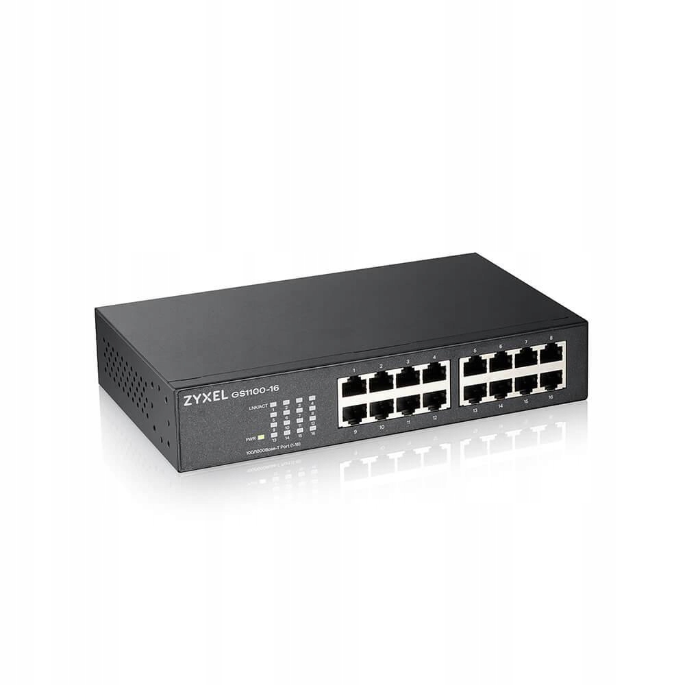 Przełącznik niezarządzalny GS1100-16-EU0103F 16x Gigabit Unmanaged Switch