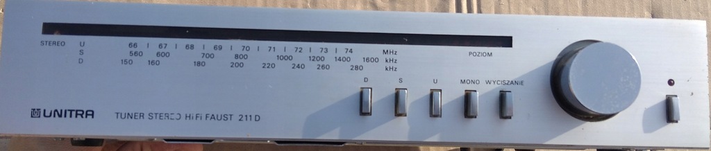 Unitra Tuner Stereo HiFi Faust 211D