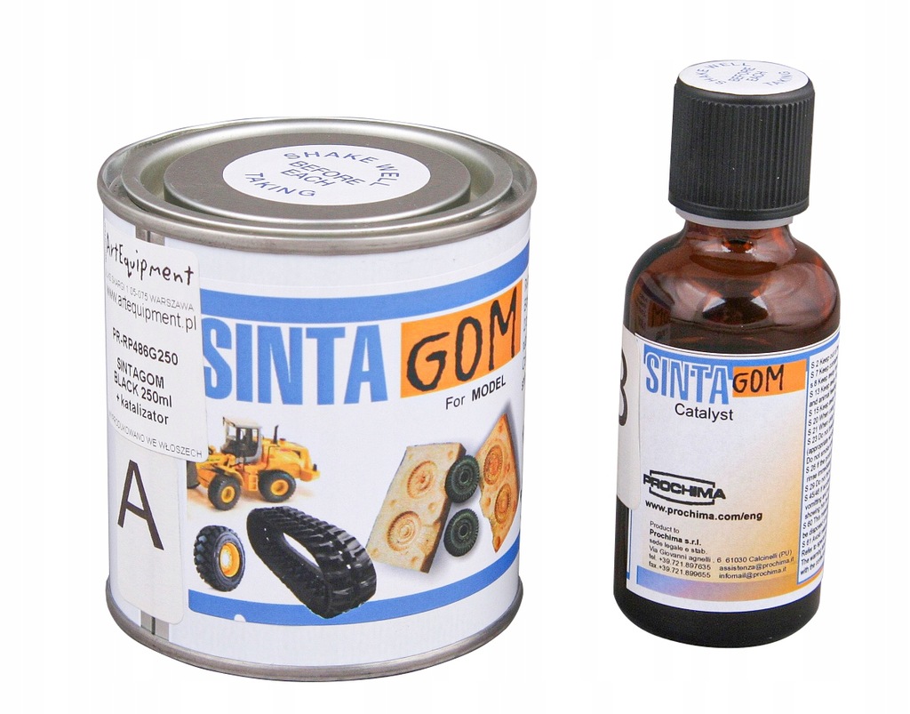 Czarna guma do odlewania SINTAGOM BLACK 250g