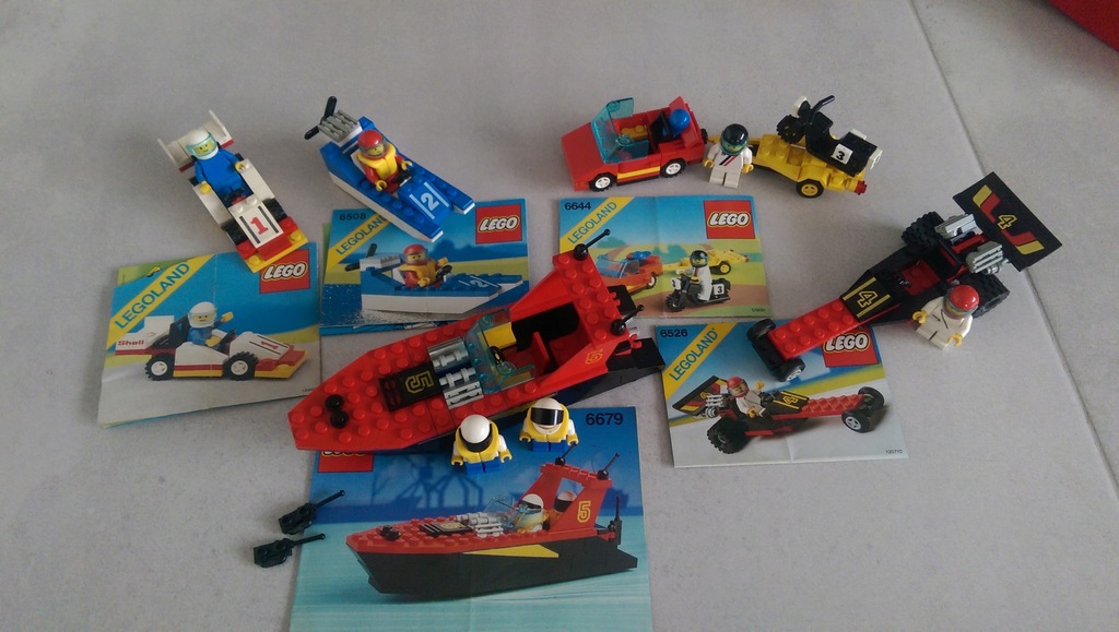 LEGO Town zestawy 6503 + 6508 + 6644 + 6526 + 6679