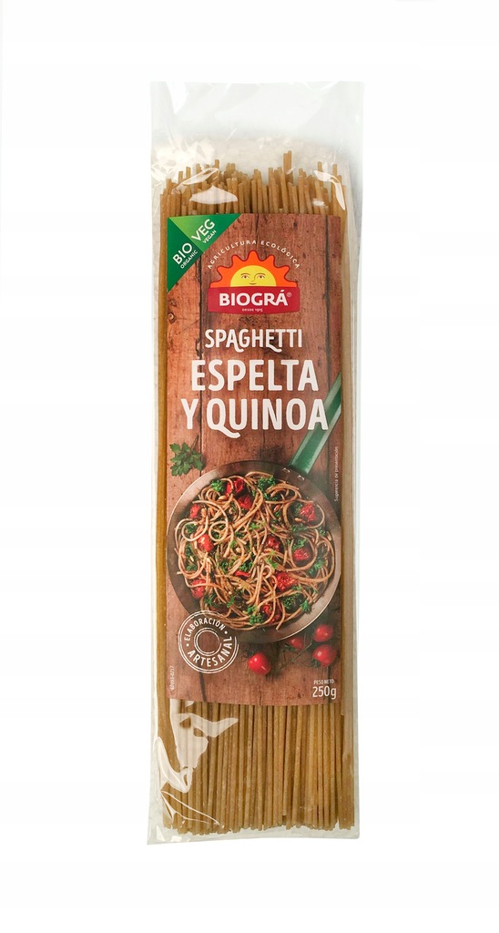 Biográ Spaguetti De Espelta Con Quinoa Biogra Bio